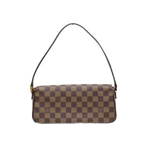 Louis Vuitton Handbag Orange Damier Canvas Recoleta